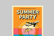 Summer Party Flyer, a Flyer Template by MightyDesign (Thumbnail 4 of 8)