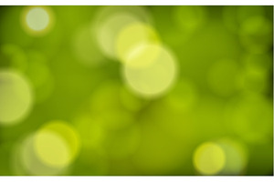 Natural Green Bokeh Blurred, an Illustration by Rendix Alextian