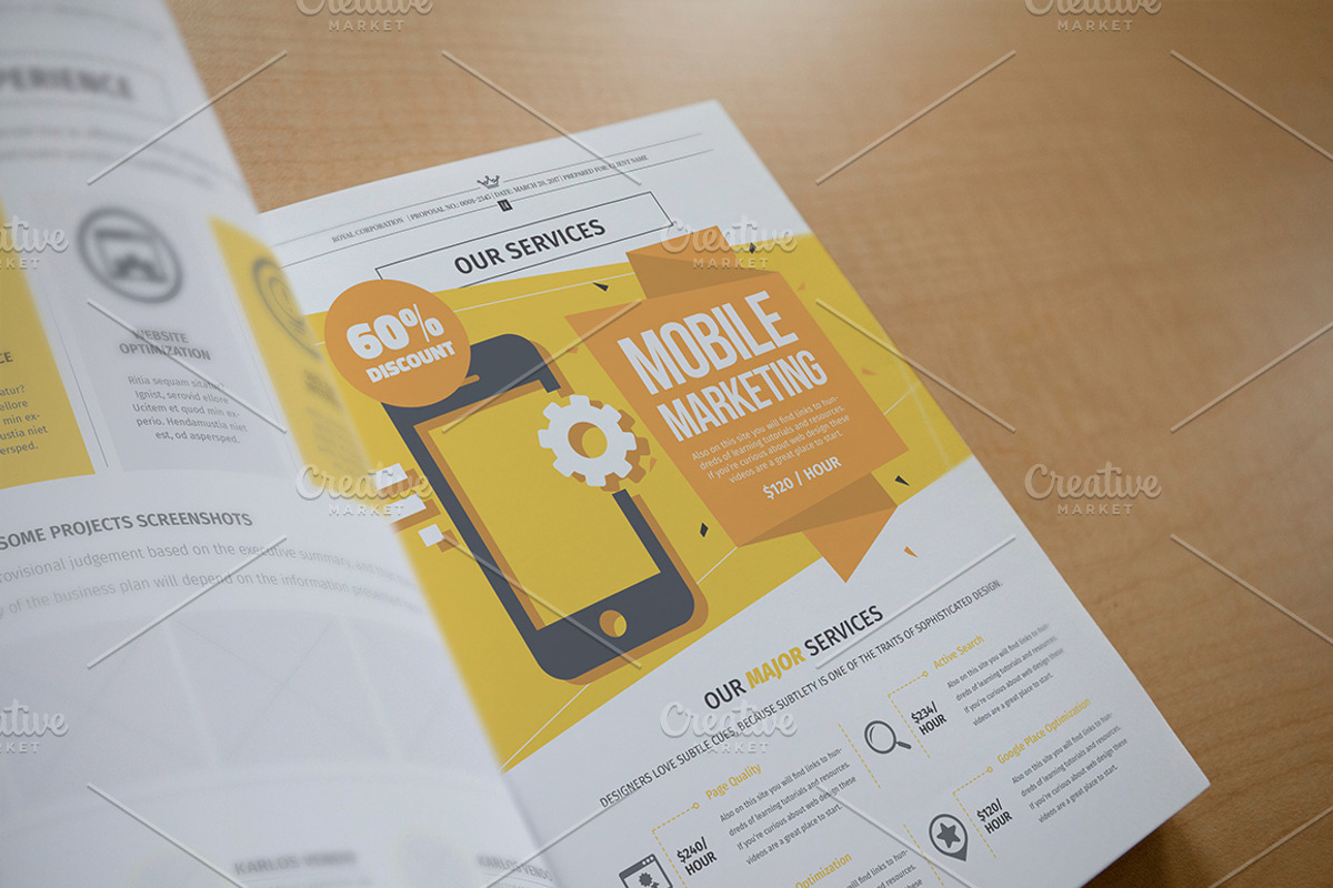 60+ Pages Bundle Proposal Pack -30%, a Stationery Template by Mastergfx (Photo 14 of 56)