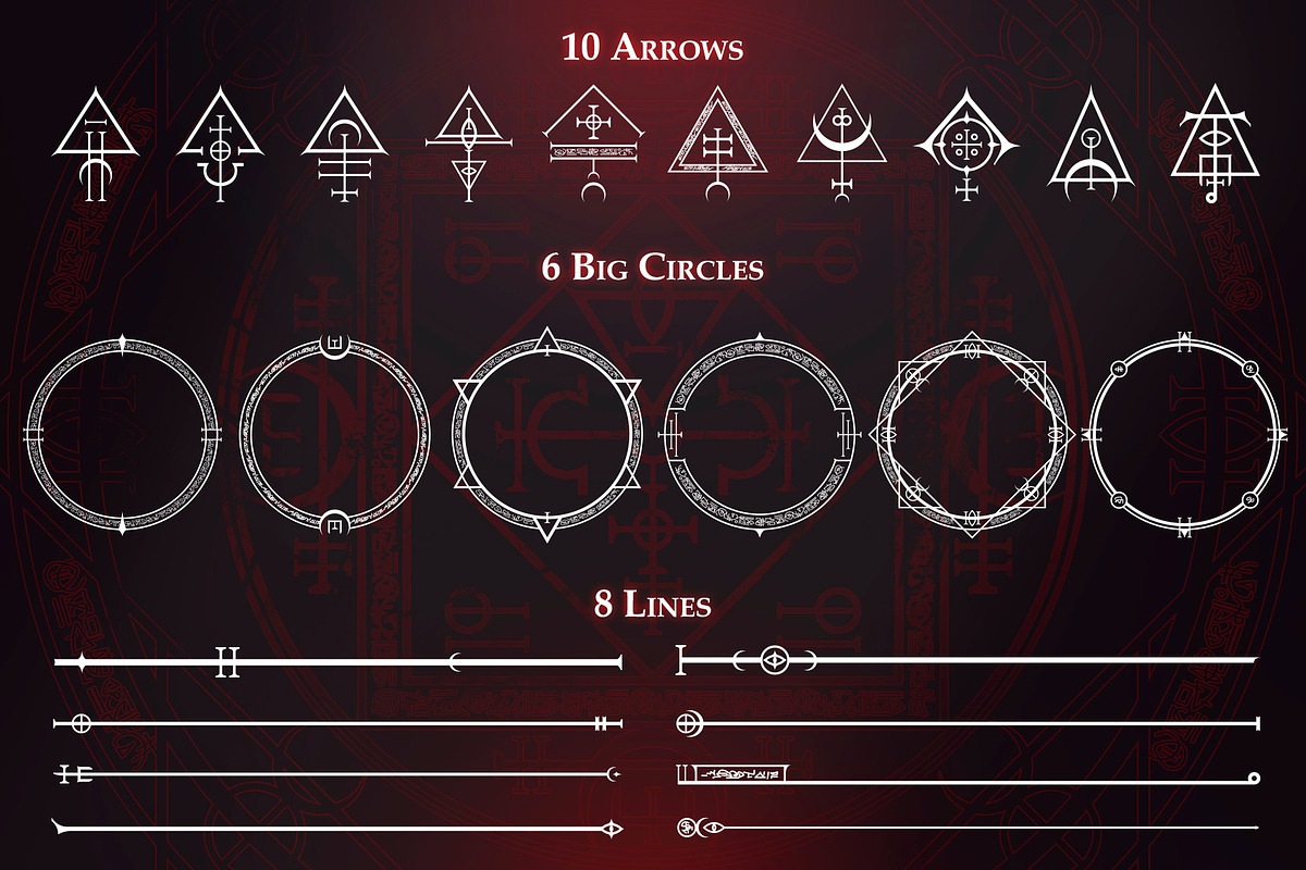 Dark Alchemy UI Set, an Object Illustration by Olga Ryzychenko (Photo 7 of 10)