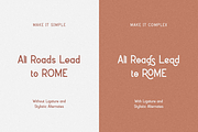 Christine - Advertisement Font, a Sans Serif Font by RockboyStd (Thumbnail 8 of 12)