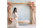 10 Vintage Gold Frames Backdrops, a Layer Style Add-On by NSTUDIO (Thumbnail 6 of 7)