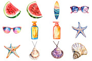 Summer Clipart, Seasonal Clipart, an Illustration by Design Market (Thumbnail 3 of 3)