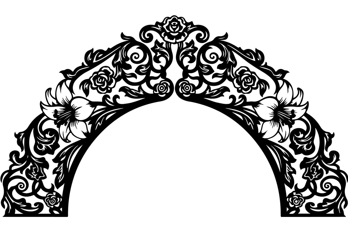 Decorative Arch Window Vector Pack, a Decorative Illustration by Designer_Momina (Photo 6 of 21)