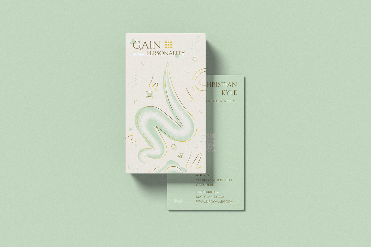 Minimal Business Card Template, a Business Card Template by E-Type (Photo 1 of 3)