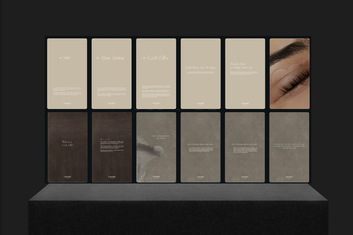 Brow & Beauty Instagram Templates preview 4