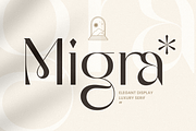 Migra - Elegant Display Luxury Font, a Sans Serif Font by Sensatype (Thumbnail 1 of 14)
