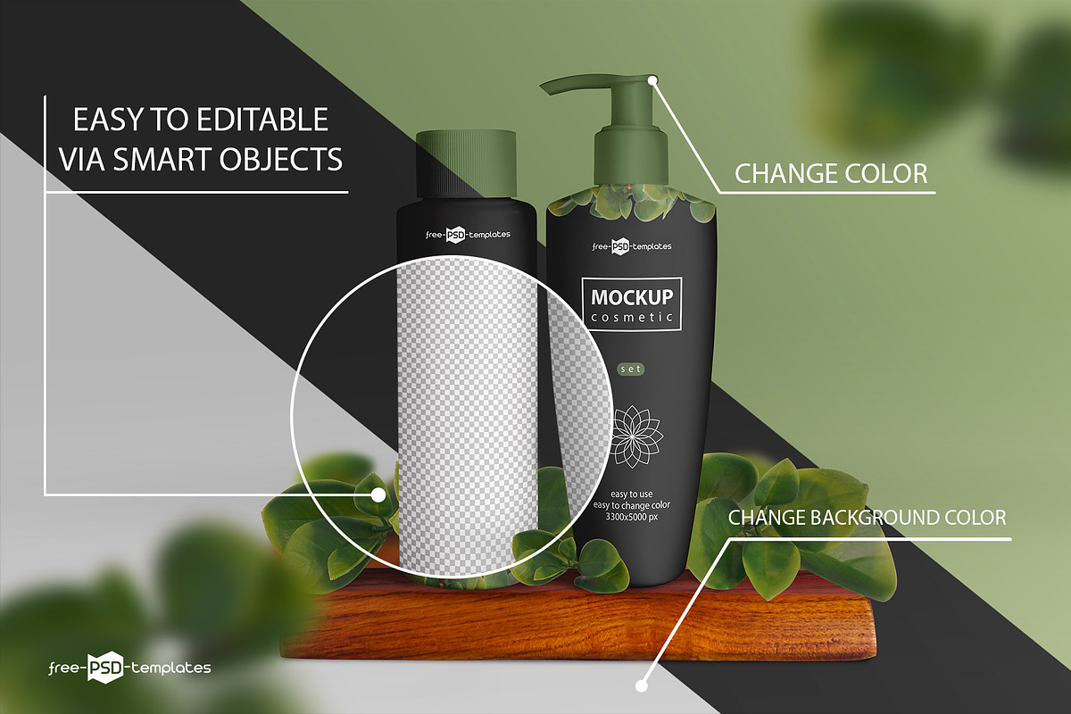 Cosmetic Mockup Set, a Product Mockup by Free-PSD-Templates (Photo 4 of 5)