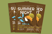 Summer Night Flyer, a Flyer Template by Gumico Studio. (Thumbnail 3 of 3)