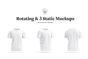 Men's T-shirt Animated Mockup, a Shirt Mockup by rebrandy (Thumbnail 6 of 14)