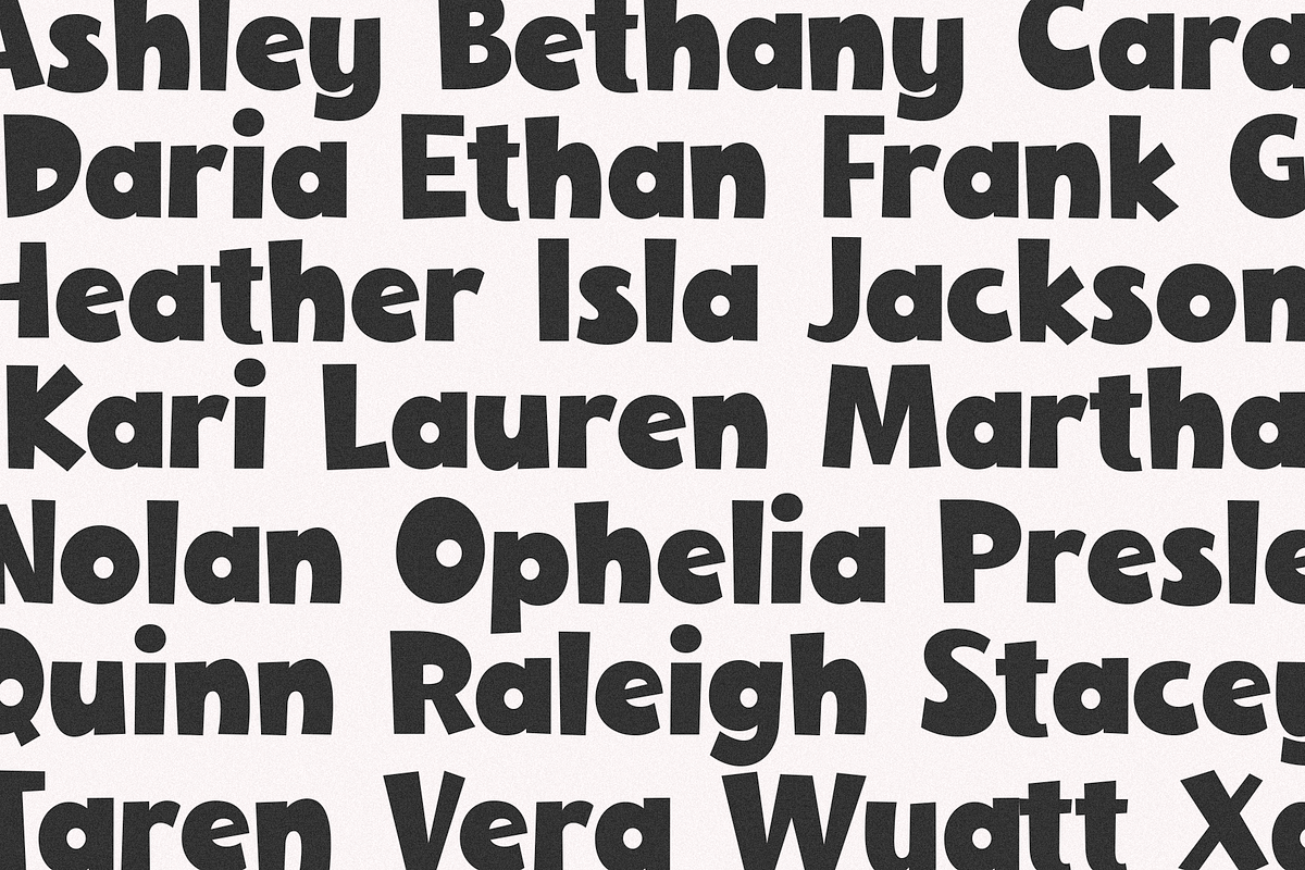 Mondays | Cute Block Font, a Sans Serif Font by KA Designs (Photo 9 of 10)