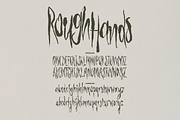 Rough Hands Hand Drawn Font, a Handwritten Font by Tom Gordon Design (Thumbnail 2 of 3)