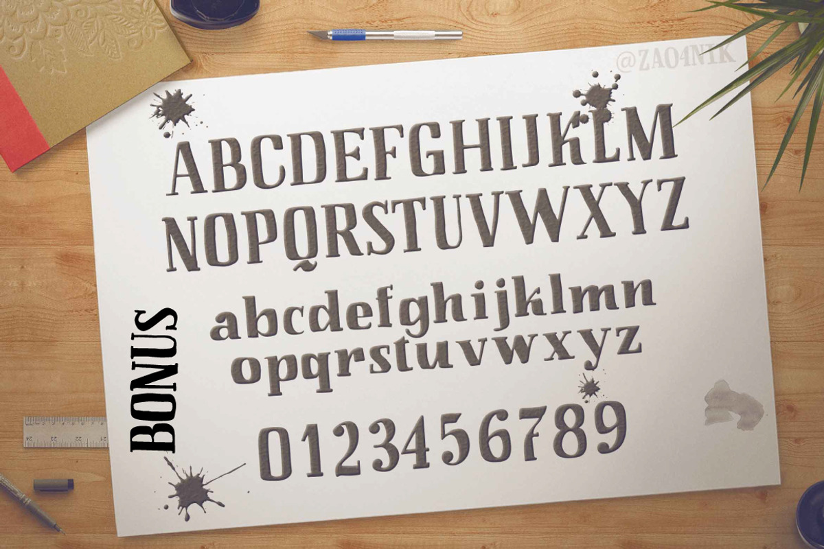 Space badge + 3 fonts., a Branding & Logo Template by zao4nik (Photo 12 of 13)