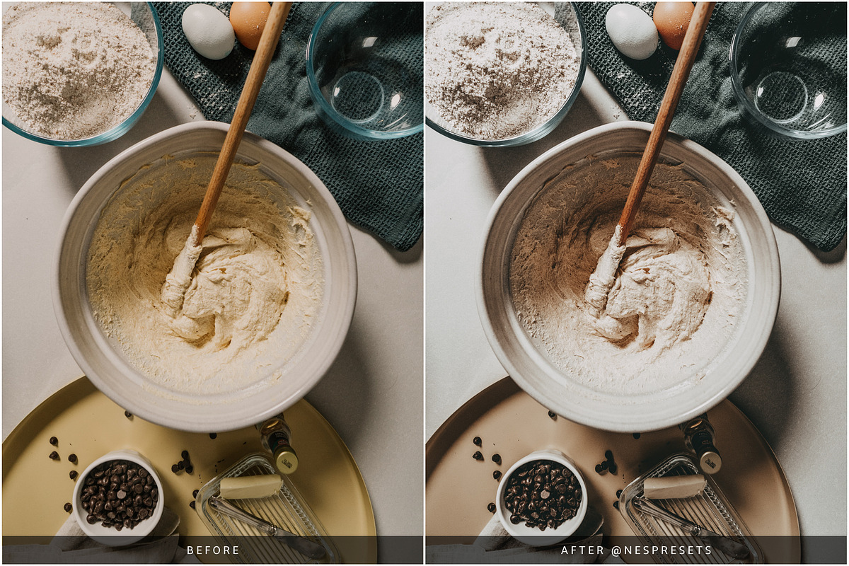 MOODY FOOD LIGHTROOM PRESETS, an Action Add-On by Nes Design Co (Photo 9 of 11)