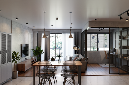 3D Interior Design, Apartment Mockup, an Architecture 3D Model by Arthitecture Home