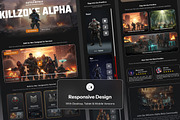 Killzone Alpha - Indie Game Landing, a Landing Page Template by twinstd (Thumbnail 3 of 5)