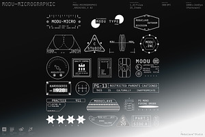 25 Micro Graphic Vector Editable V02, an Object Graphic by Moduclave Studio