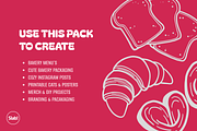 Bakery Hand Drawn Illustration, an Object Graphic by SLAB! Design (Thumbnail 4 of 4)