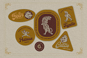 Harland Vintage With Bonus, a Script Font by Fortunes Co (Thumbnail 4 of 14)