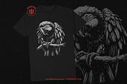 10 Bundle Dark Art Macaw Bird Parrot, an Illustration by Morspective (Thumbnail 2 of 7)