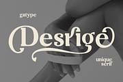 Desrige, a Serif Font by Gatype (Thumbnail 1 of 9)