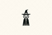 Spooky Pumpkin Character Icon, a Seasonal Illustration by Vectorium Studio (Thumbnail 1 of 3)