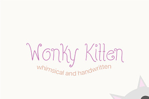 Wonky Kitten Font