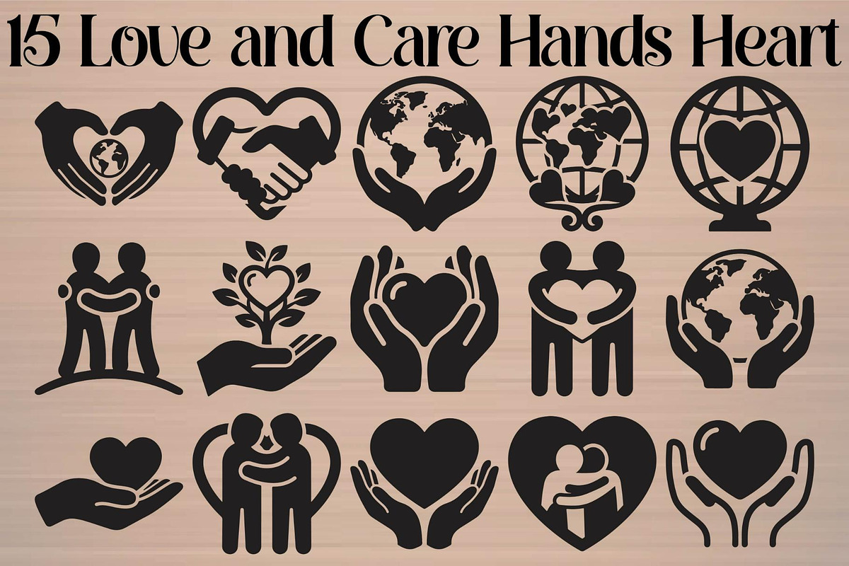 Love and Care Hands Heart, an Object Graphic by Gfx_Store (Photo 16 of 16)