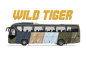 Wild Tiger Camo | Vector, a Pattern Graphic by HMX23 (Thumbnail 2 of 2)
