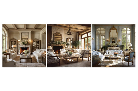 charm french country living room, an Arts & Entertainment Photo by pikepicture