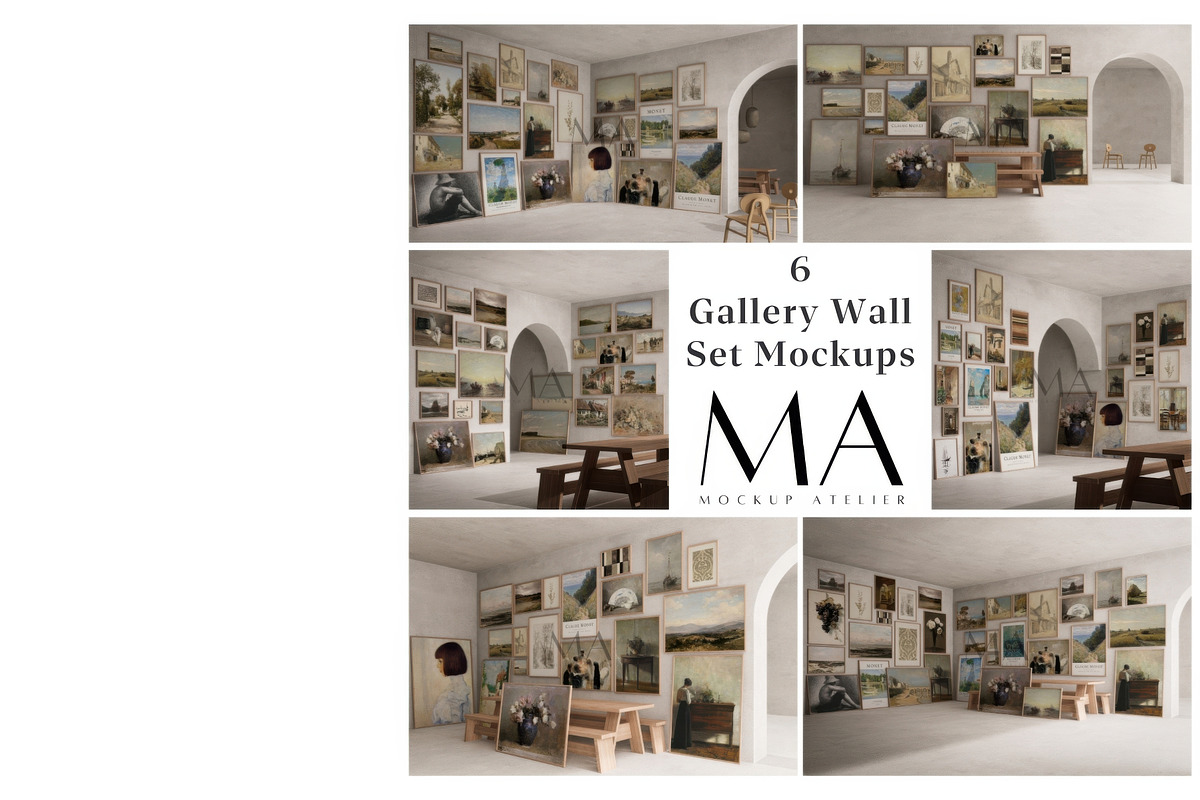 Mega Interior Frame Mockup Pack, a Household Mockup by Mockup Art Atelier (Photo 30 of 60)
