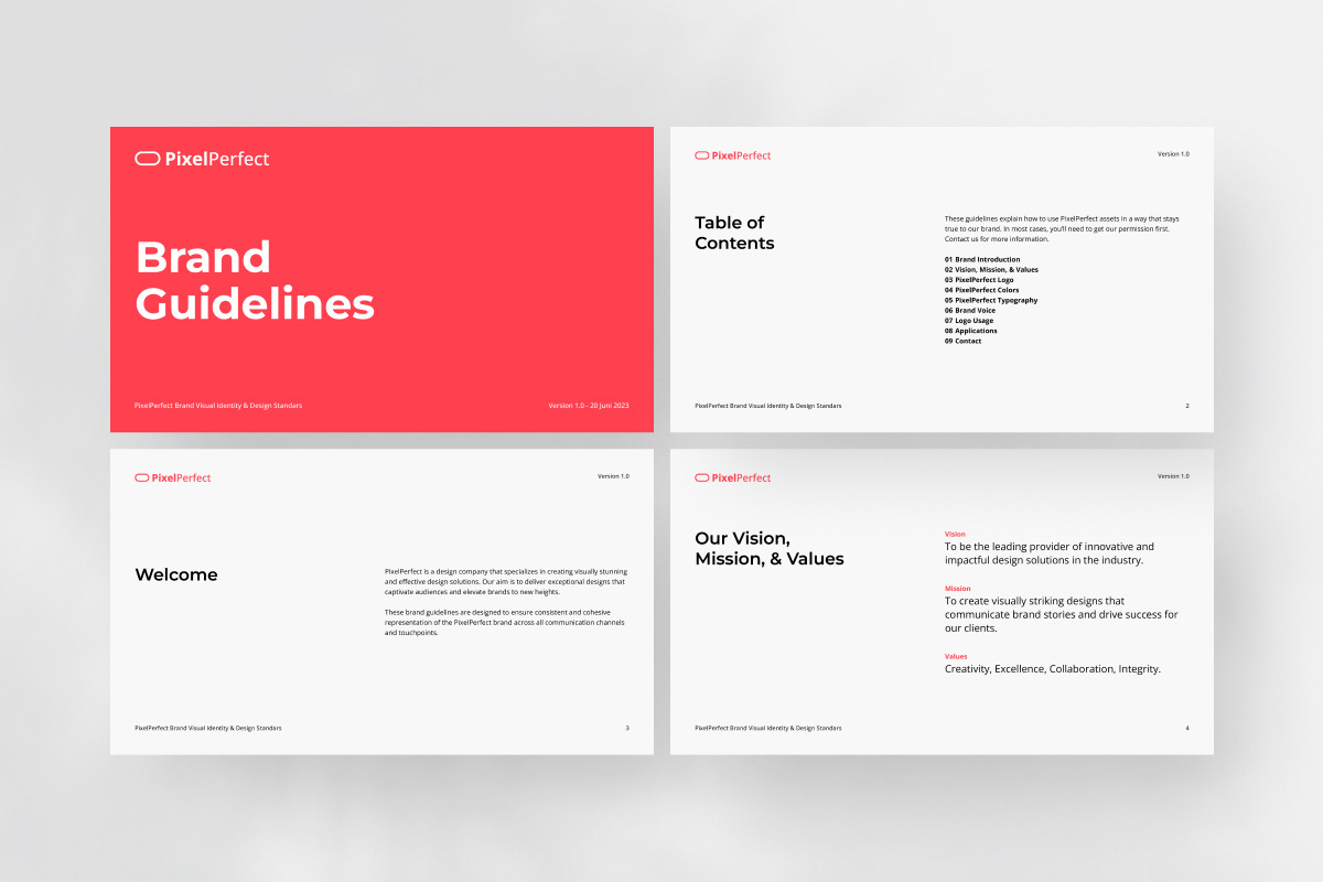 Ai / Brand Guidelines Template, a Presentation Template by Design18th (Photo 3 of 10)