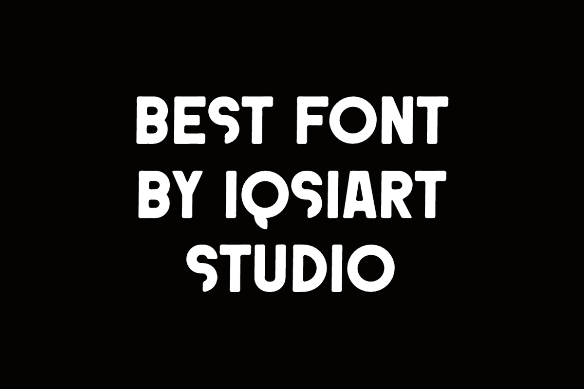 Gesaced - Heavy Bold Font, a Sans Serif Font by Iqsiart Studio (Photo 3 of 6)