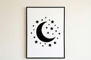 50 Crescent Moon with Stars, an Empty State Illustration by Amazin_art (Thumbnail 3 of 47)
