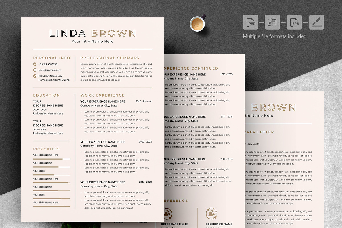 Elegant CV Template