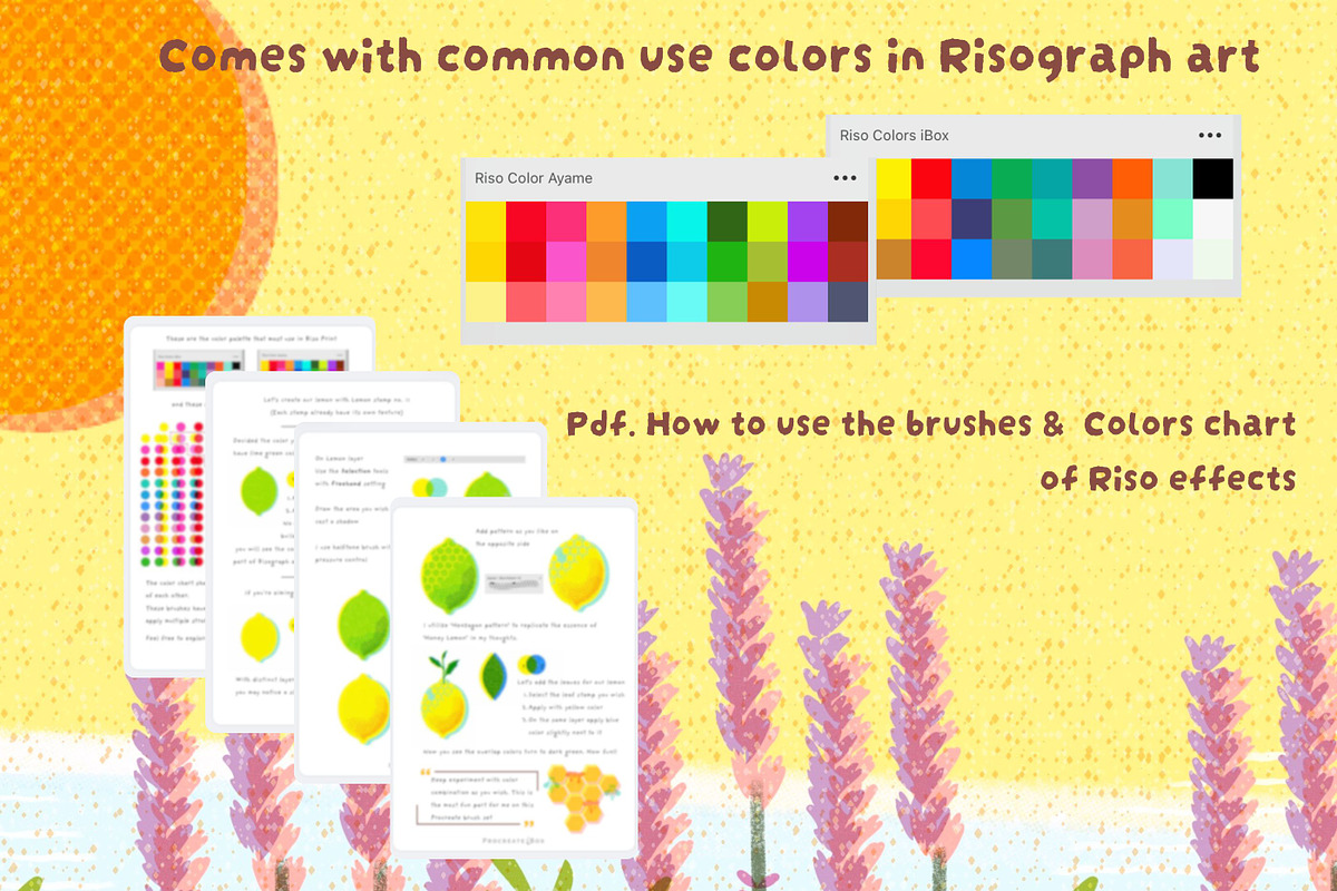 Procreateibox Risograph Brushes, a Brush Add-On by ProcreateiBox (Photo 9 of 10)