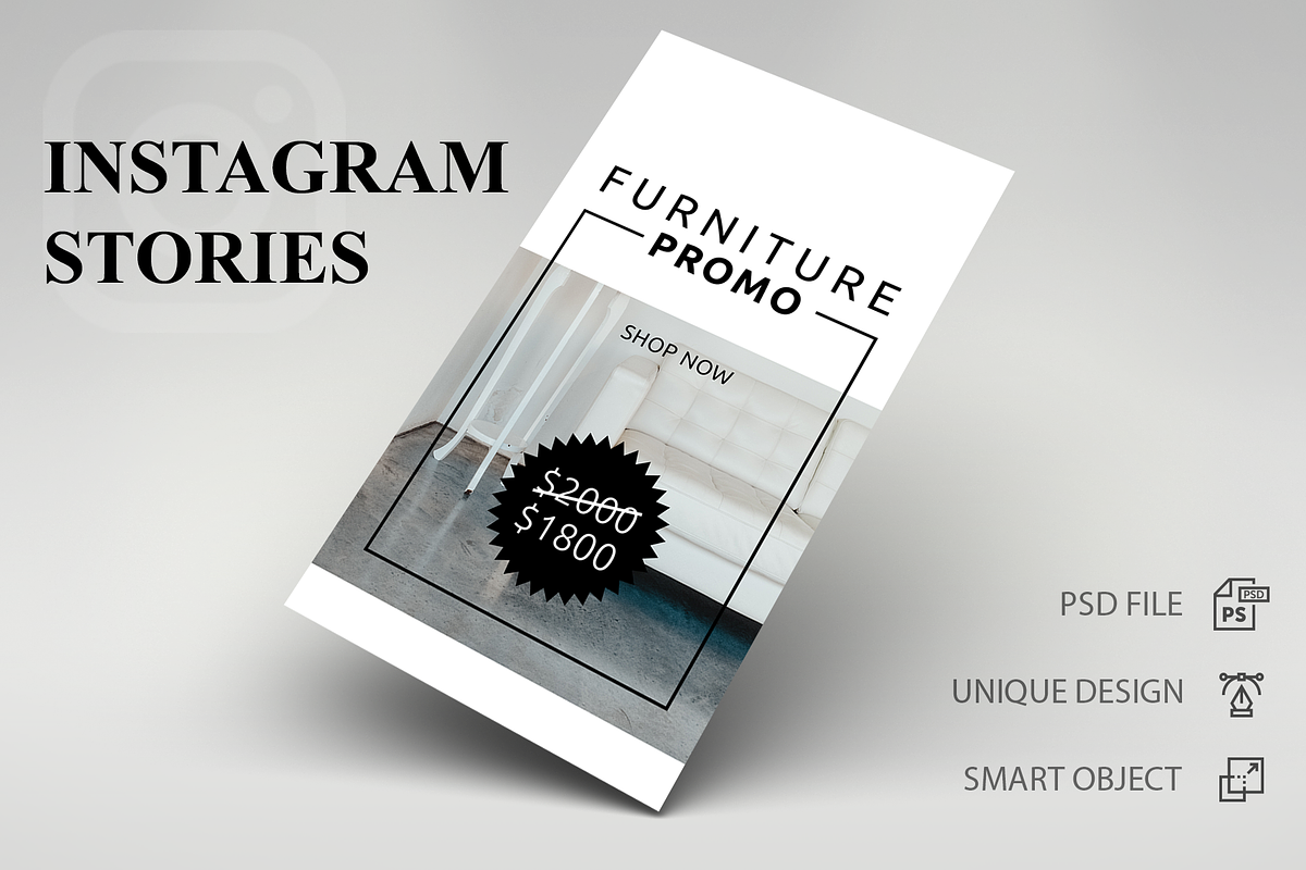 Furniture Instagram Stories, a Social Media Template by UNIK Agency (Photo 6 of 7)