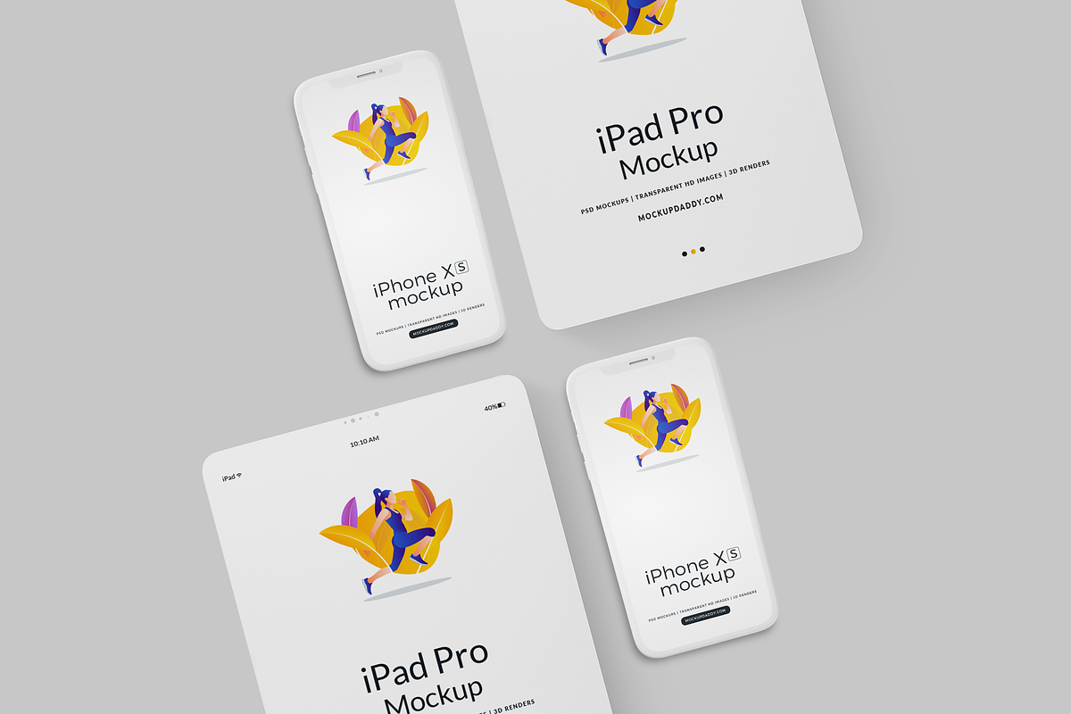 Clay Responsive Devices Mockups, an iPhone Mockup by Mockupdaddy (Photo 8 of 53)