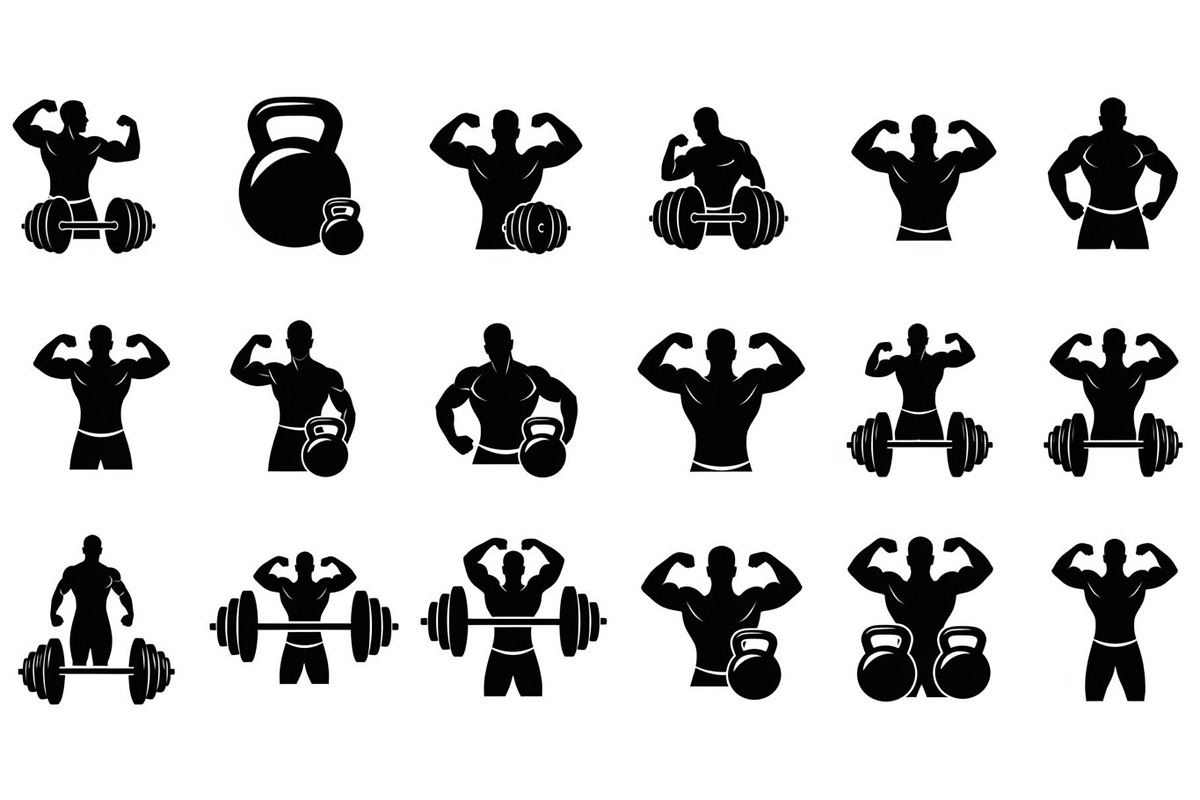 Ultimate Fitness Gym Vector Bundle, an Illustration by Creativeshirt (Photo 28 of 51)