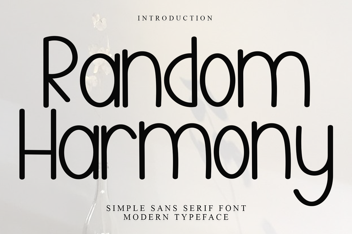 Random Harmony, a Sans Serif Font by FreshTypeINK (Photo 1 of 7)