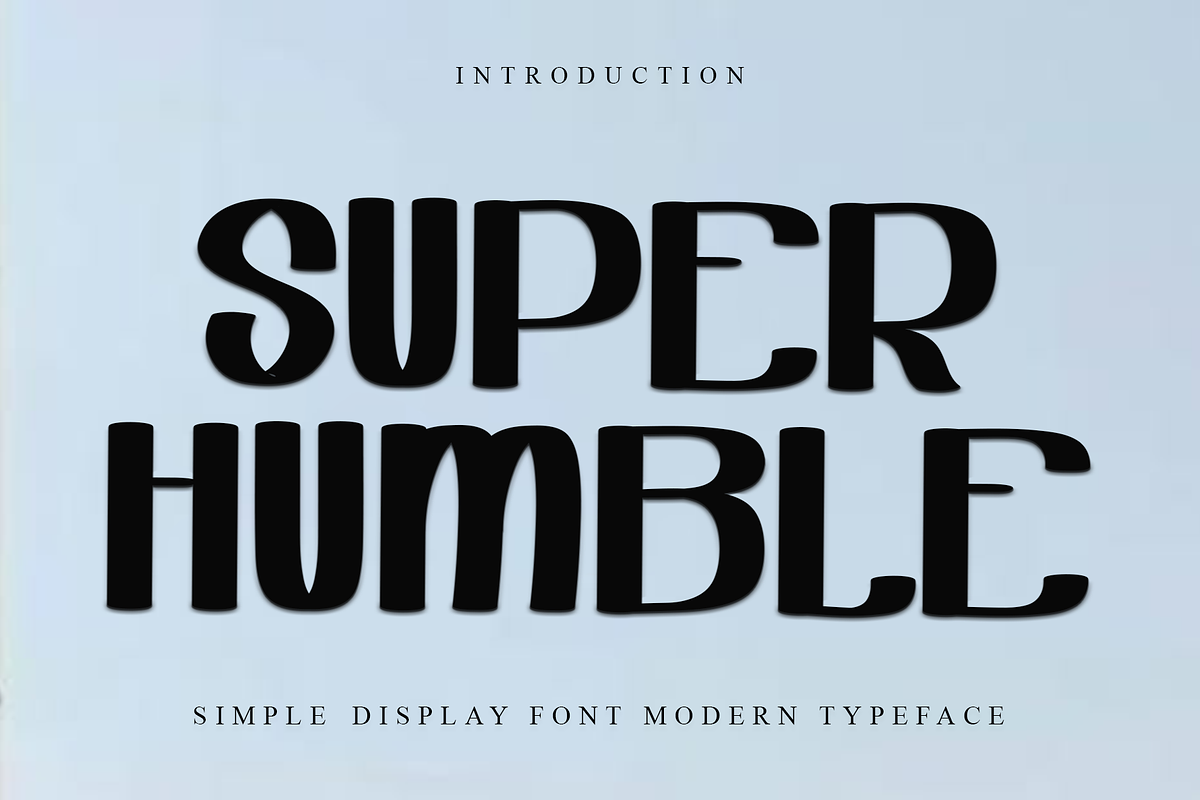 Super Humble, a Script Font by InermediaSTUDIO (Photo 1 of 5)