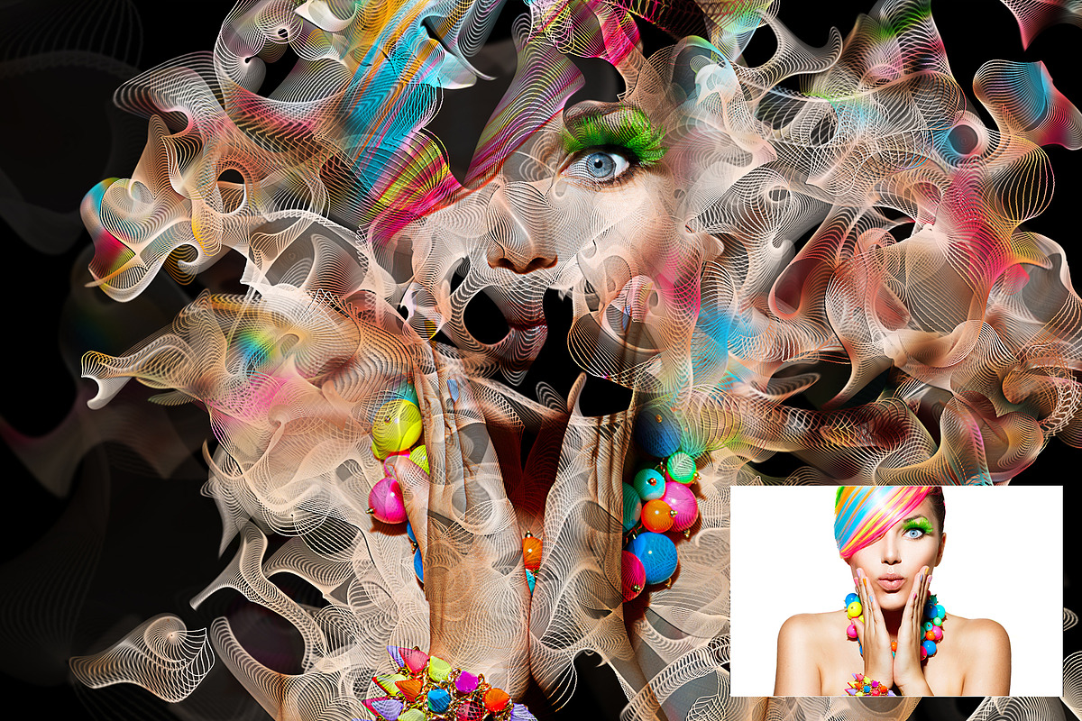 Wave Photoshop Action, an Action Add-On by ArtPlanet (Photo 3 of 7)