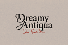 Dreamy Antiqua Serif Script Font Duo
