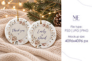 Xmas Family Ceramic Ornament Mockup, a Merchandise Mockup by Mie Mockup Studio (Thumbnail 4 of 7)