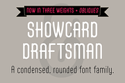 Showcard Draftsman Family, a Font by idiofonts (Thumbnail 1 of 5)