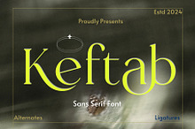 Keftab-Sans serif font