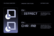 Keylinx – Futuristic SciFi Display, a Sans Serif Font by Drizy (Thumbnail 6 of 10)
