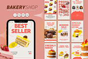 Promotion-BakeryShop Instagram Story, a Social Media Template by Jiwstudio (Thumbnail 1 of 4)