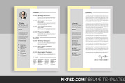 Clean Resume Set, a Resume Template by graphicforest (Thumbnail 1 of 5)