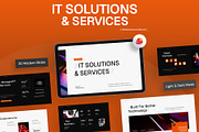IT Solutions PowerPoint, a Presentation Template by New Coral Design (Thumbnail 1 of 10)
